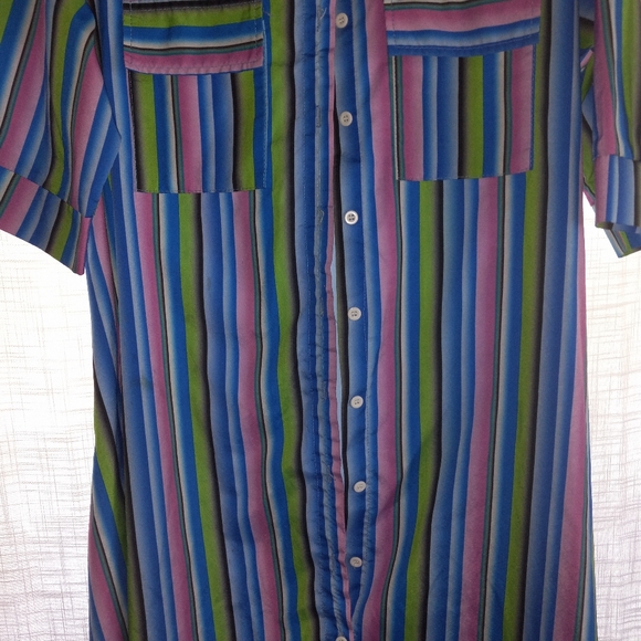 Pre-owned condition good  size extra  large  button  down  dress short sleeve - Picture 4 of 8